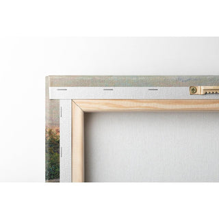 Coucher de Soleil, La Route de Versailles à Chaville - Alfred Sisley | Reproduction Tableau Décoration murale affiche copie