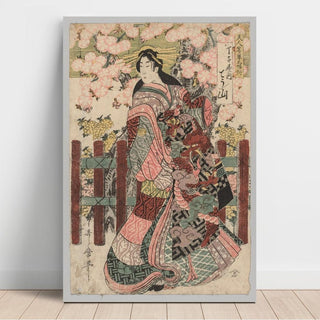 Courtesan - Kitagawa Utamaro | Reproduction Tableau Décoration murale affiche copie