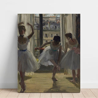 Danseuses dans une salle d'exercice Trois Danseuses - Edgar Degas | Reproduction Tableau Décoration murale affiche copie