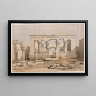 David Roberts - Portico of the Temple of Kalabshi Kalbishah.webp