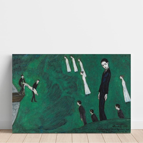 Reproduktion av målningen Den Drunknade Flickan I - Nils Dardel