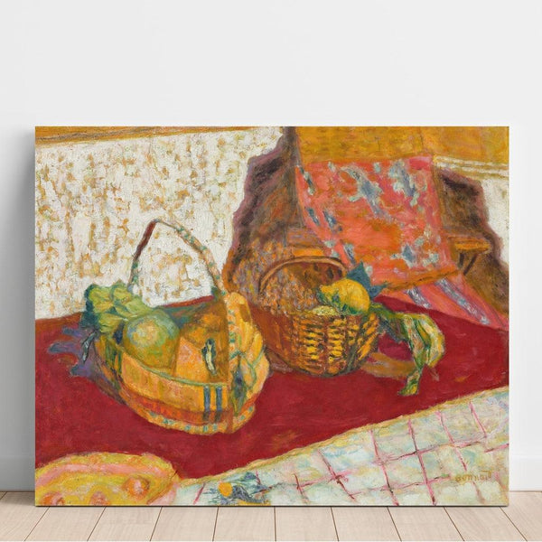 Reproduktion av målningen av två fruktskålar - Pierre Bonnard