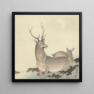 Deux cerfs - Ohara Koson
