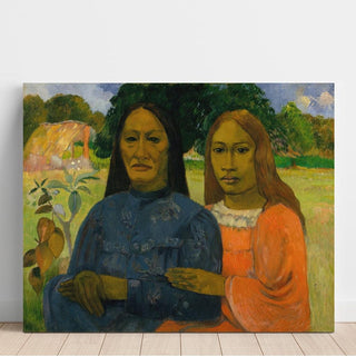 Deux femmes - Paul Gauguin | Reproduction Tableau Décoration murale affiche copie