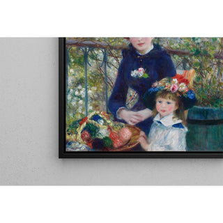 Deux sœurs sur la terrasse - Pierre-Auguste Renoir | Reproduction Tableau Décoration murale affiche copie