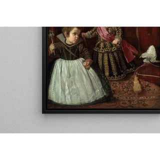 Don Baltasar Carlos avec un nain - Diego Velazquez | Reproduction Tableau Décoration murale affiche copie