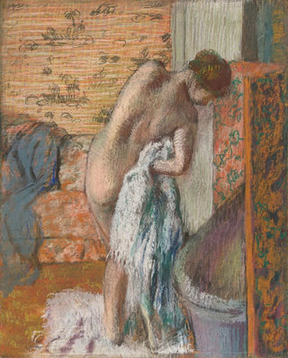 Edgar Degas - Aprs le bain Femme sessuyant.webp