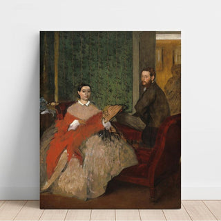 Edmondo and Thérèse Morbilli - Edgar Degas | Reproduction Tableau Décoration murale affiche copie