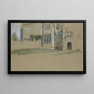 Edwin Austin Abbey - View of an English House.webp