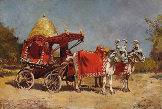 Edwin Lord Weeks - Native Gharry or Cart.webp