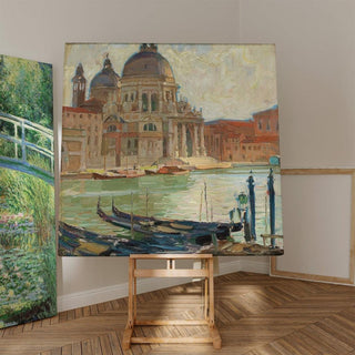 Église de Venise - Carl Moll | Reproduction Tableau Décoration murale affiche copie