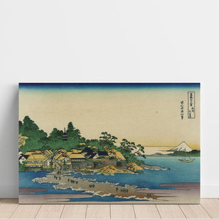 Enoshima dans la province de Sagami - Katsushika Hokusai | Reproduction Tableau Décoration murale affiche copie