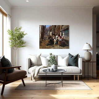 Episode du siège de Lille de Georges Gaston | Reproduction Tableau Décoration murale affiche copie