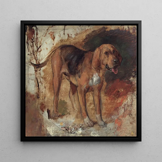 Étude d'un chien de sang - William Holman Hunt