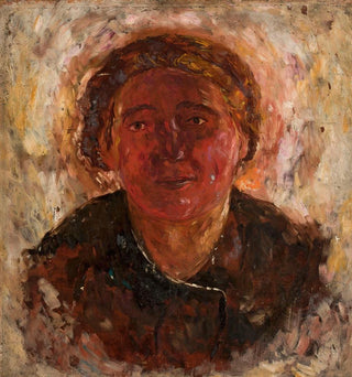 Étude d'une femme en robe sombre - Tadeusz Makowski