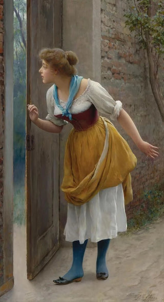 Eugen von Blaas - The eavesdropper.webp