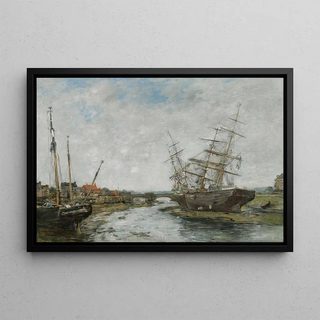 Eugne Boudin - La Touques Mare Basse.webp