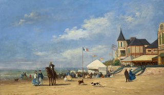 Eugne Boudin - La plage de Trouville.webp