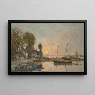 Eugne Boudin - Plougastel Le passage du bac.webp