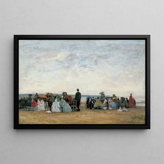 Eugne Boudin - The Beach near Trouville.webp