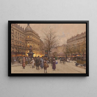 Eugne GalienLaloue - Le Boulevard vers la Pont.webp