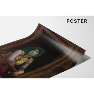 Femme au balcon - Jean-Léon Gérôme | Reproduction Tableau Décoration murale affiche copie