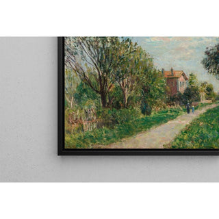 Femme et Enfant sur le Chemin des Prés, Sèvres - Alfred Sisley | Reproduction Tableau Décoration murale affiche copie