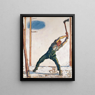 Ferdinand Hodler - Woodcutter.webp