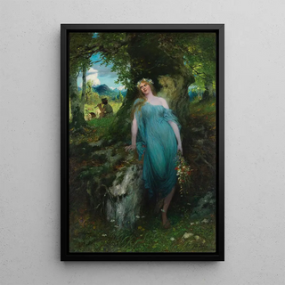 Ferdinand Leeke - Wood nymph and shepherd.webp