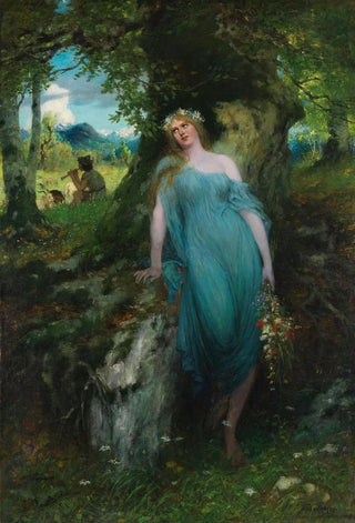 Ferdinand Leeke - Wood nymph and shepherd.webp