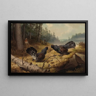 Ferdinand von Wright - The Fighting Capercaillies.webp