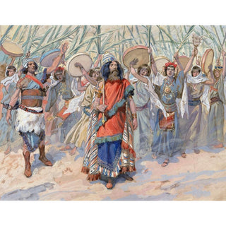 Fêtes en l'honneur de David - James Tissot | Reproduction Tableau Décoration murale affiche copie