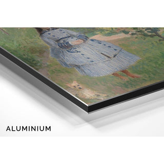 Fille avec un chien - Claude Monet | Reproduction Tableau Décoration murale affiche copie