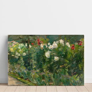 Fleurs rouges et blanches orientées au sud-est - Max Liebermann | Reproduction Tableau Décoration murale affiche copie