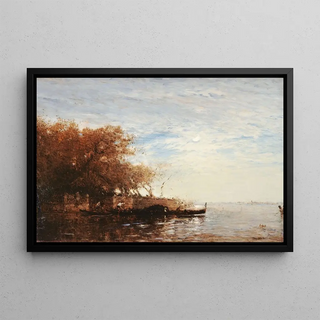 Flix Ziem - Venise Le Jardin Franais Au Clair De Lune.webp