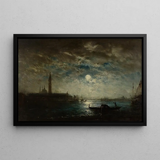 Flix Ziem - Venise et le Campanile au clair de lune.webp
