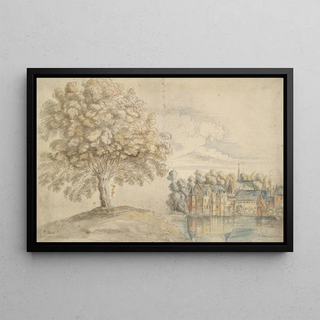 Follower of Jan Brueghel the Elder - Abbey of Groenedael near Brussels.webp