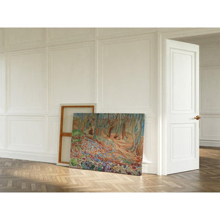 Forêt d'ormes au printemps - Edvard Munch | Reproduction Tableau Décoration murale affiche copie