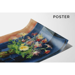 Fougères et Gerberas - Moïse Kisling | Reproduction Tableau Décoration murale affiche copie