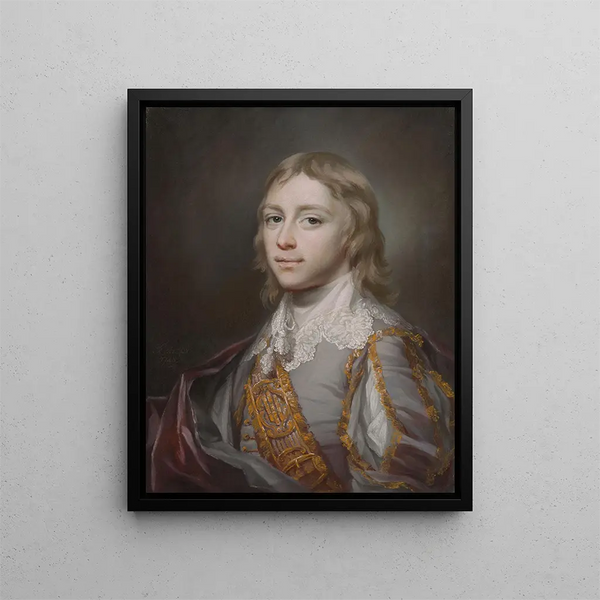 överstelöjtnant den ärorike Edmund Craggs Nugent - Francis Cotes — inramlat konstverk på väggen