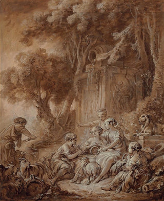 Franois Boucher - Pastorale au flteur.webp
