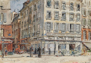 Frdric Houbron - Intersection de deux rues Paris en 1899.webp