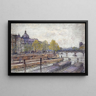 Frdric Houbron - Le quai Conti et le pont des Arts.webp