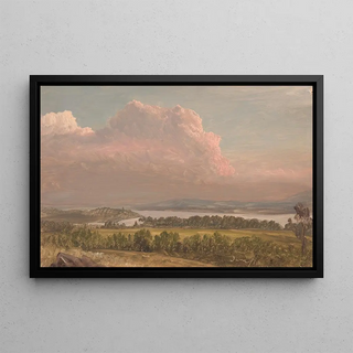 Frederic Edwin Church - Sunset across the Hudson Valley.webp