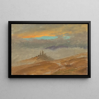 Frederic Edwin Church - Winter landscape view of Zuarry Hill twilight.webp