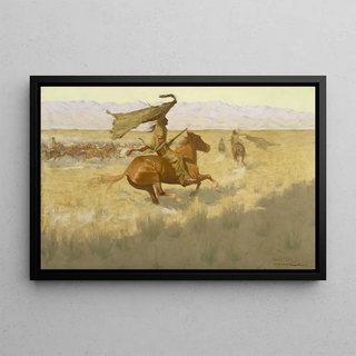 Frederic Remington - Change of Ownership The Stampede Horse Thieves.webp
