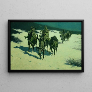 Frederic Remington - The Trail of the Shod Horse.webp