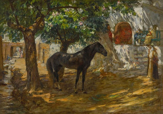 Frederick Arthur Bridgman - Village in the Sahara.webp