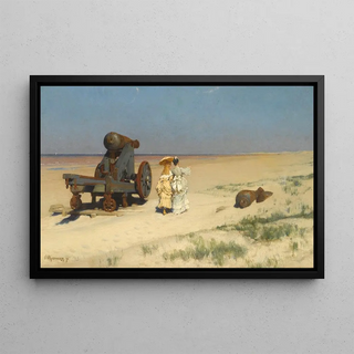 Frederik Hendrik Kaemmerer - A Beach Stroll.webp