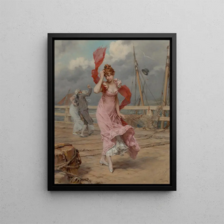 Frederik Hendrik Kaemmerer - A Blustery Day.webp